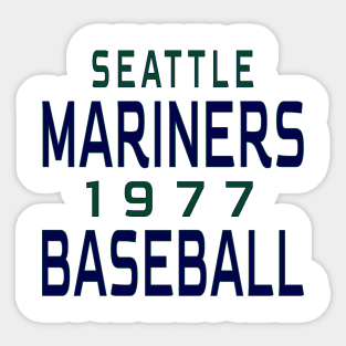 Seattle Mariners 1977 Baseball Classic Sticker